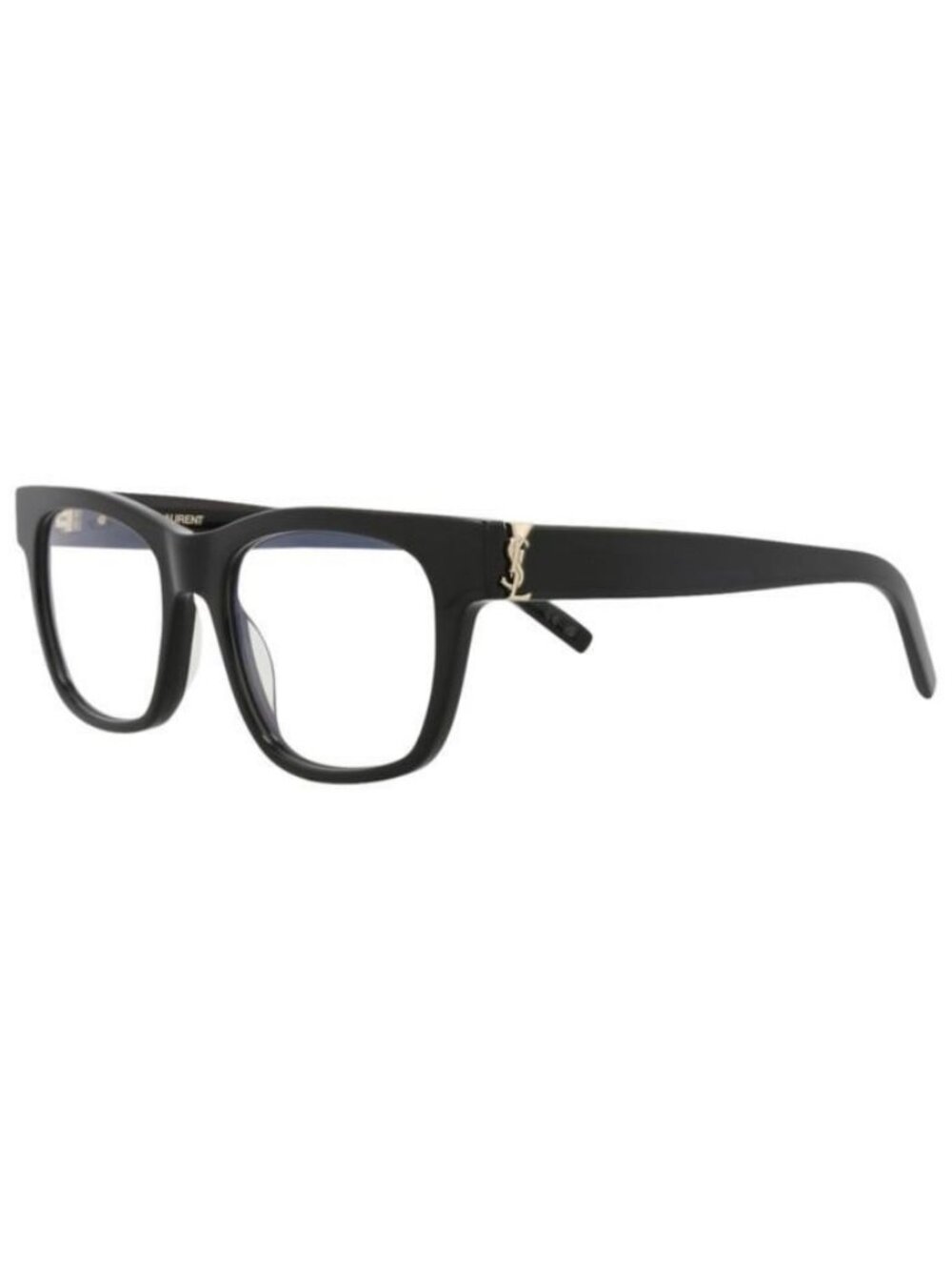 New Saint Laurent Womens Square/Rectangle Black Black Transparent Fashion Design